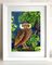 Little Owl & Fig Tree Framed Fine Art Giclée Print 0
