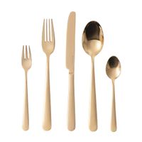 Contempo 30 Piece Cutlery Set – Champagne