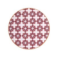 Fustat Red Serving Plate