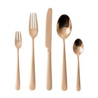 Contempo 30 Piece Cutlery Set – Bronze