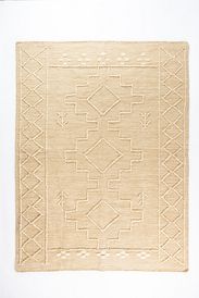 Ame Cotton & Wool Handwoven Geometric Rug