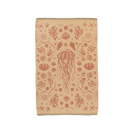 Marine Cotton Kilim Rug