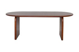 Maya  Oak Veneer Dining Table with Plywood Legs