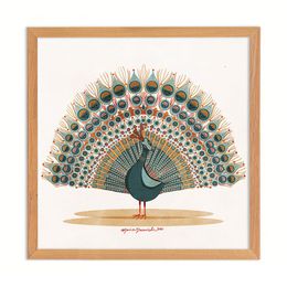 A- Peacock Original Art Print