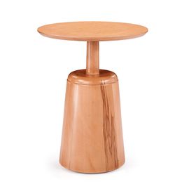 Miro Side Table - Beech Wood - Round Top