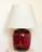 Carafe Lamp-Burgundy 