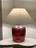 Carafe Lamp-Burgundy 