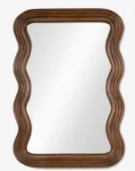 Ripple Mirror – Modern Wavy Frame Design