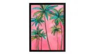 Pink Palms Wall Art