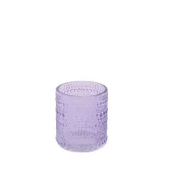 Textured Dotted Glass Jar