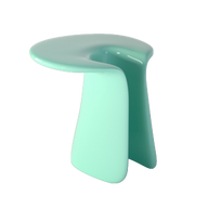 Sunken Fiberglass Side Table