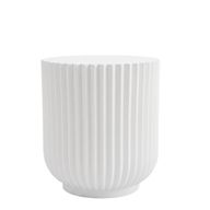 Stria Fiberglass Side Table