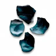 Agate Coasters with Gold Edges – Set of 4