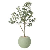 Artificial Eucalyptus Tree with Bello Planter