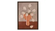 Striped Bloom Wall Art
