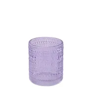 Textured Dotted Glass Jar