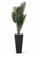 Modern Artificial Areca Planter In Obelisk Pot
