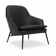 AC027 Armchair Leather Upholstered