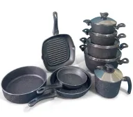 14-Pieces Terynova Granite Cookware Set