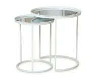 Atik Side Table AG1006 - Sturdy Metal Frame