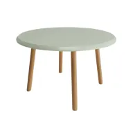 ترابيزة مستديرة من خشب الزان \العزيزي مع أرجل مائلة