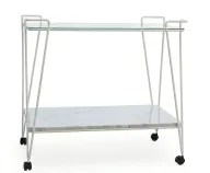 Phoenix Trolley AG1019 - Glass Top With Metal Frame