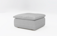 Sink-In Footstool - Polyester Upholstery