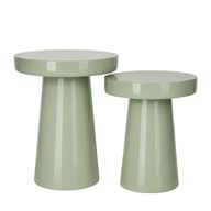 Obelis Fiberglass Side Table Set