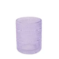 Textured Dotted Glass Jar