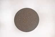 Babi Coffee Table -  Cast Stone Top and Solid Wood Base