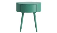 Maple Night Table - Round Design - Sturdy Wood