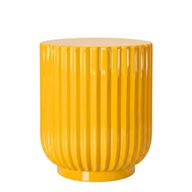 Stria Fiberglass Side Table