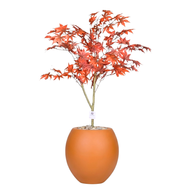 Artificial Red Maple Tree with Pot Pola