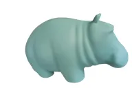 Happy Hippo Decorative Sculpture