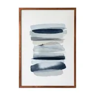 Sama Abstract Blue Watercolor Wall Art