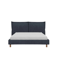 Haven Beech Wood Bed With Soft Upholstery