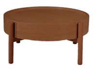 طاولة قهوة اوتو - شكل دائري بهيكل خشبي متين