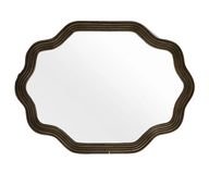 Lia Bamboo Wavy Mirror