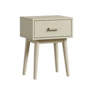 Alba Bedside Table With 1 Drawer & Slanted Legs