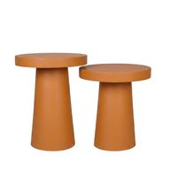 Obelis Fiberglass Side Table Set