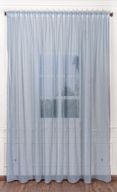 Airdot Plain linen sheer Curtains Color  sky-1Panel 300cmX280cm