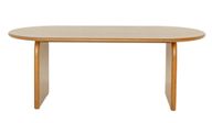 Maya  Oak Veneer Dining Table with Plywood Legs