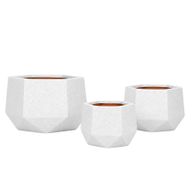 Stellar Fiberglass Planter Set