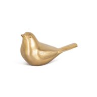 طائر من النحاس باللون الفضي