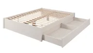 Modern Storage Bed with Built-In Drawers and Sleek Design
