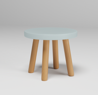 Simple Round Chair In Pine Wood