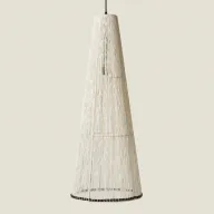 Coil in White - Pendant