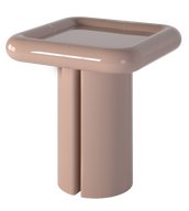 Bare Fiberglass Side Table