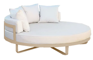 Camo Daybed - Aluminum - Round With Durable Outdoor Fabric