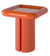 Bare Fiberglass Side Table